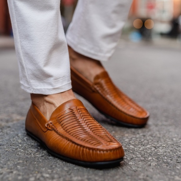 Blake Mckay Quinton Woven Driver Leather Slip on loafers size 8 main image 14